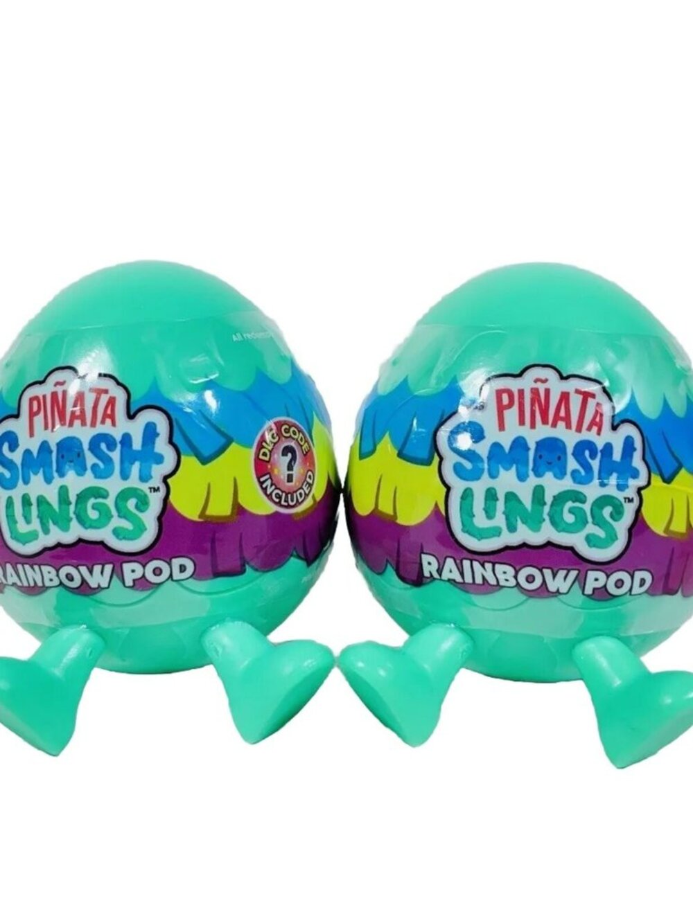 Pinata Smashlings Rainbow Pod Surprise Figures With DLC Code 2 Pack